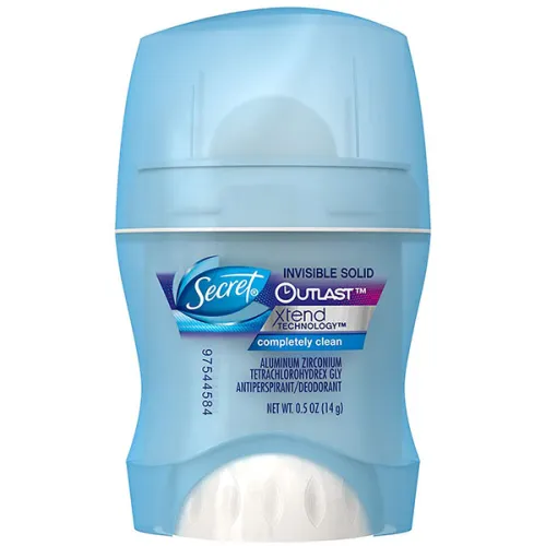 Кремовий дезодорант-антиперспірант «свіжість» Secret Outlast Xtend Completely Clean Invisible Solid Antiperspirant, 14 г.