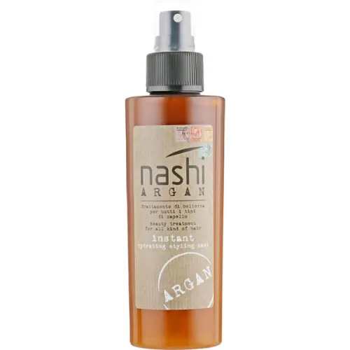 Незмивна маска-спрей для моментального зволоження волосся Nashi Argan Instant Hydrating Styling Mask, 150 мл.
