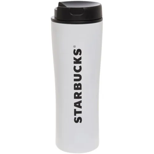 Фирменная металлическая термокружка Starbucks Vacuum Tumbler with Lid, 473 мл.