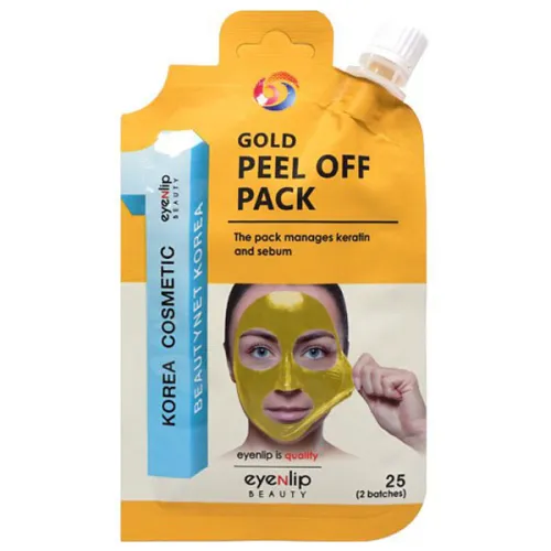Золотая маска-пленка для очищения пор Eyenlip Gold Peel Off Pack, 25 г.