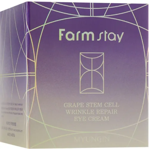 Крем для кожи вокруг глаз FarmStay Grape Stem Cell Wrinkle Repair Eye Cream, 50 мл. - вид 2