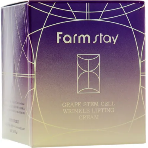 Крем-лифтинг против морщин FarmStay Grape Stem Cell Wrinkle Lifting Cream, 50 мл. - вид 2