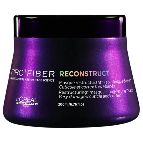 Маска для відновлення дуже пошкодженого волосся L’Oreal Professionnel Pro Fiber Reconstruct Masque, 200 мл.