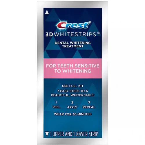 Отбеливающие полоски для чувствительных зубов Crest 3D Whitestrips Brilliance Gentle Teeth Whitening Kit