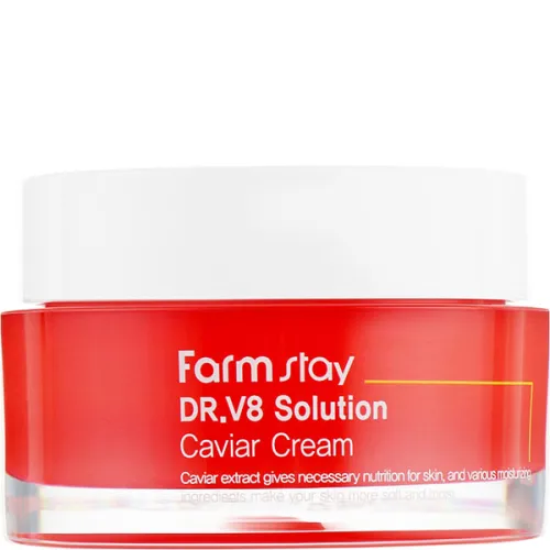 Крем для лица FarmStay DR.V8 Solution Caviar Cream с экстрактом икры, 50 мл.