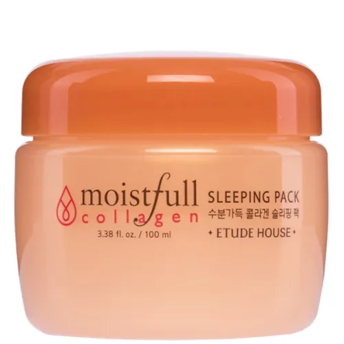 Зволожуюча нічна маска для обличчя Etude House Moistfull Collagen Sleeping Pack з колагеном, 100 мл.