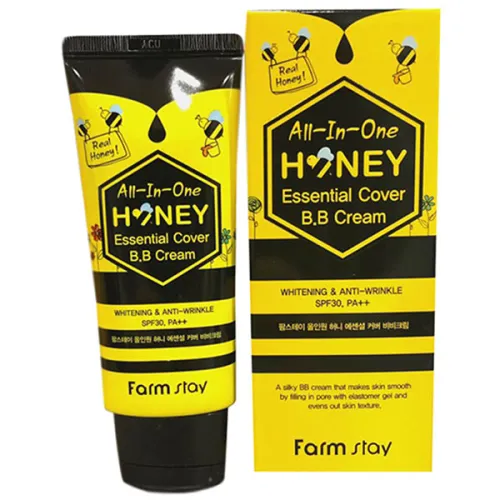 Універсальний медовий BB крем FarmStay All-In-One Honey Essential Cover BB Cream, 50 г.